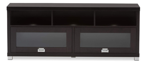 Baxton Studio Swindon Moderno Soporte De Tv Con Puertas De V