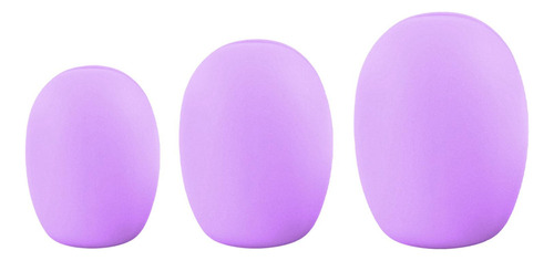 3 Piezas De Funda Protectora De Silicona Para Brochas De