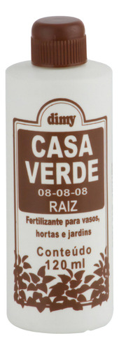 Fertilizante Adubo Concentrado Casa Verde Foliar 120ml Dimy