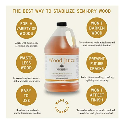 Estabilizador De Madera Semi Seco - 1 Galón De Wood Juice