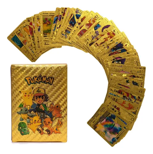 comprar Cartas Pokémon doradas de Tcg 55 Vmax con caja de baraja