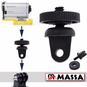 Imagen 2 de 6 de Adaptador 1/4 Tripie Para Camara Accesorios Gopro Action Cam