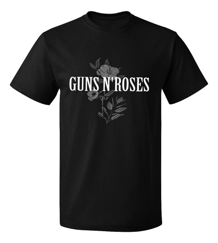 Playera Camiseta Guns N' Roses Banda Rock Logo Rosas 