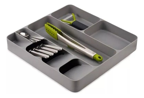 Bandeja Organizador Cubiertos Utensilio 36x37cm Cocina Cajón