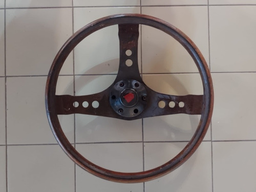 Volante De Madera Antiguo