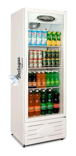 Refrigerador Expositor De Bebidas Porta De Vidro Branca