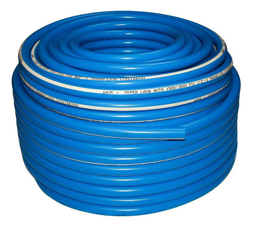 Mangueira Lava Auto 1500psi 1/2 Azul 20m - Pvc/borracha