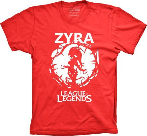 Camiseta Jogo - League Of Legends - Lol - Zyra