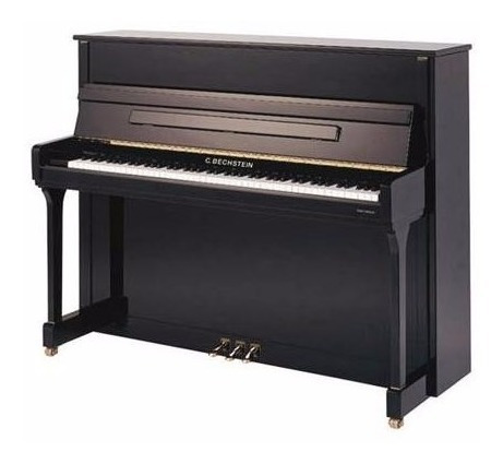 Piano Vertical Bechstein Contur 118 Negro Poliester
