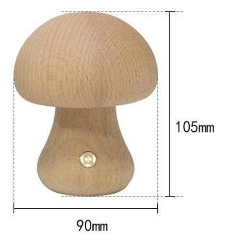 Lámpara De Mesa De Setas Lámpara De Mesa Luz De Noche Luz
