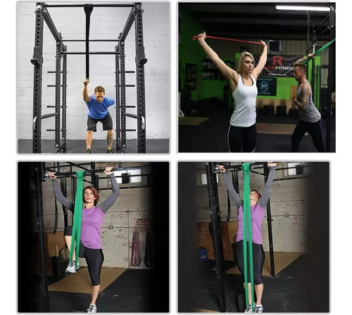 .set 5 Ligas De Resistencia Crossfit - Elásticas Pull Ups.