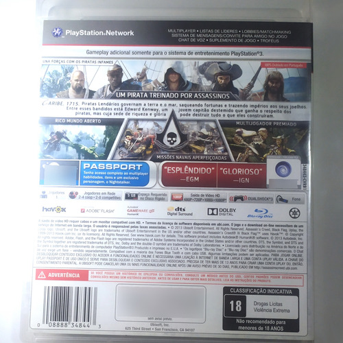 Jogo Assassin's Creed Iv Black Flag Signature Edition Ps3