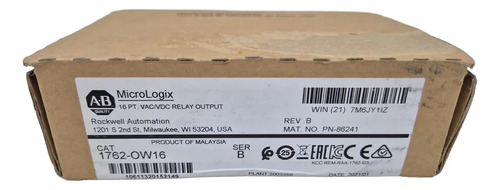 Allen Bradley 1762-ow16 Relay De Salida Original