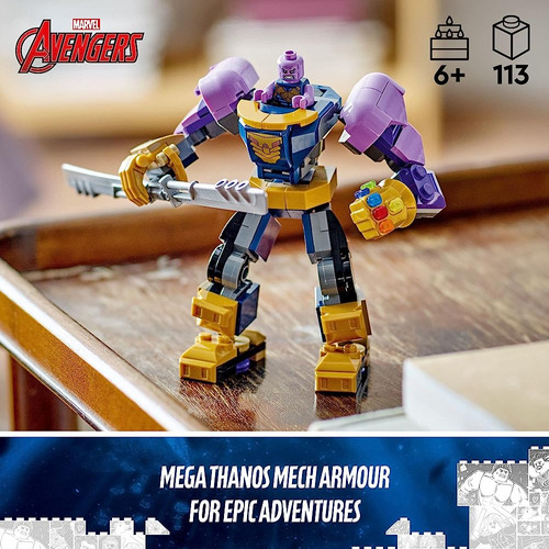 Lego Marvel Avengers Thanos Mech Cantidad De Piezas 113