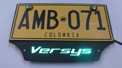 Portaplaca Led De Lujo Para Motocicletas Kawasaki Versys