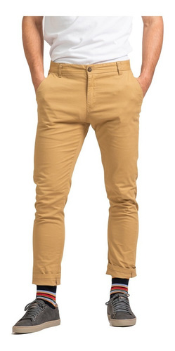 Pantalón Chino Hombre Brooksfield Importado Slim Fit 5503b