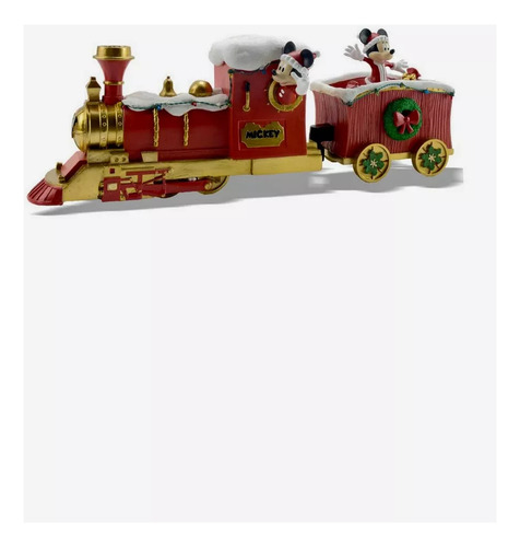 Tren Navideño Disney Decorativo Con Luz Led Y Sonidos