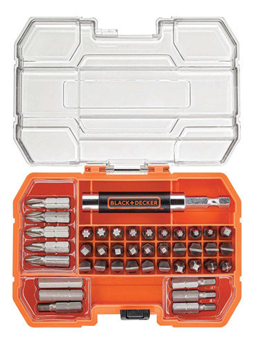 Set De Puntas Destornillador 42 Piezas Black+decker Bda42sd