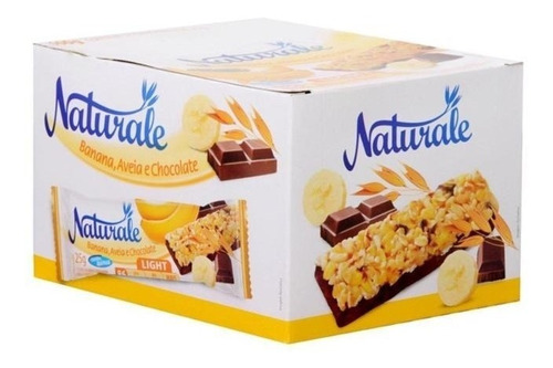 Barrinha De Cereal Light Banana Choco Naturale Dp 24 Un 25g