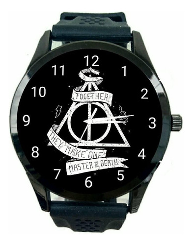 Relógio Reliquias Da Morte Unissex De Pulso Hp Hogwarts T15