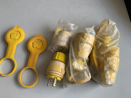 Lot Of 4 Daniel Woodhead Connectors Plugs Turnex 20a Ccs