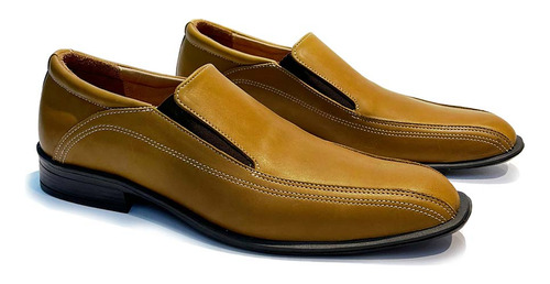 Zapato De Vestir Hombre Mocassino Cuero Vacuno Elio Zap 17