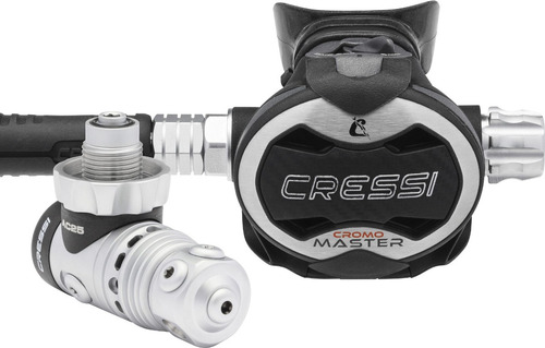 Regulador Cressi Ac25m Master Cromo Proceso Din Para Buceo Color Negro
