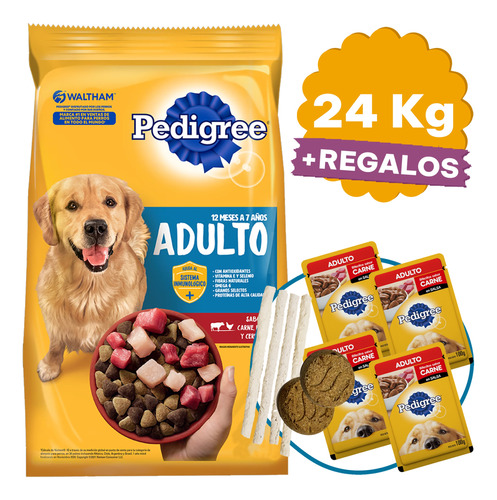 Comida Perro Adulto Pedigree 21 Kg + Regalo + Envío Gratis