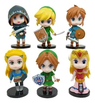 Comprar Pack 6 Figuras De Link Y Zelda | The Legend Of Zelda