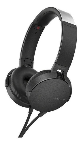 Fone de ouvido on-ear Sony MDR-XB550AP preto