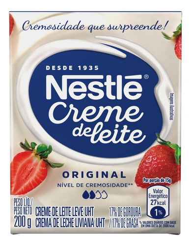 Crema De Leche Nestlé 200g