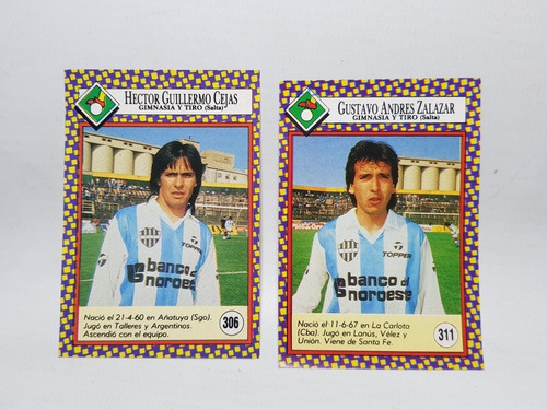 Imagen 5 de 7 de Figuritas Gimnasia Y Tiro Salta Fútbolmania 1993 Mag 58249