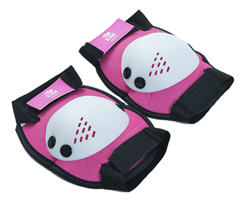 Imagem 4 de 5 de Kit De Proteção Rosa Cotoveleira Joelheira Protetor Punho