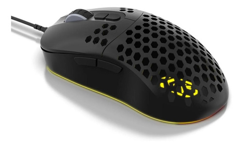 Mouse Para Jogo Gamer Tech Fury Super Leve Rgb Led - Gshield