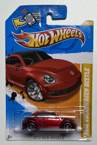 Novos modelos do Hot Wheels 2012 24 horas por dia, 7 dias por semana - 2012 Volkswagen Beetle Color Rojo