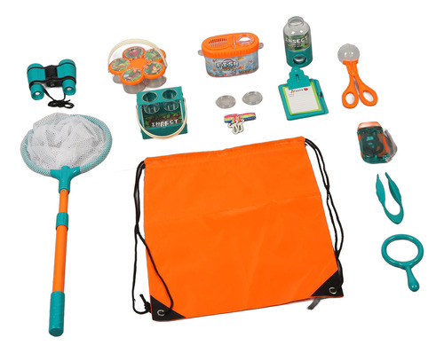 Kit Explorer Para Niños, Binoculares, Bloc De Notas Y Lupa