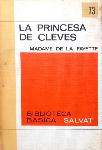 La Princesa De Cleves De La Fayette Salvat Usado # 