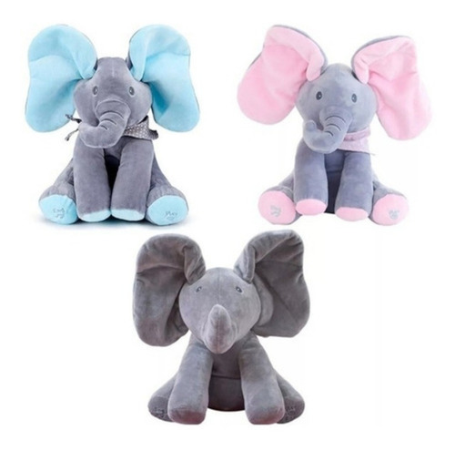 Imagem 6 de 10 de Elefante Musical Brinca Canta Fala Gun Flappy Importado Eua