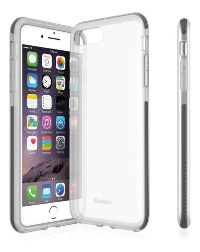 Carcasa Evutec Clear Black Para iPhone 7 Plus/ 8 Plus 