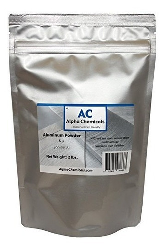 Polvo De Aluminio - 5 Micrones 2libras