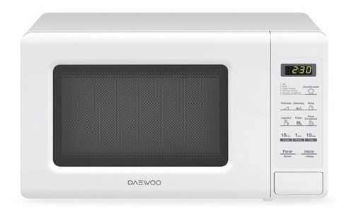 Microondas Daewoo 20 Litros/ 0.7 Pies Blanco Tienda Física