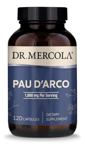Pau D'arco 1000 Mg Dr. Mercola 120 Cápsulas