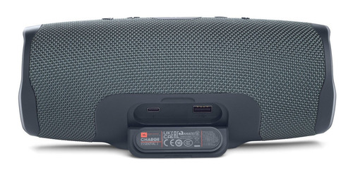 Parlante JBL Charge Essential 2 portátil con bluetooth waterproof gun metal