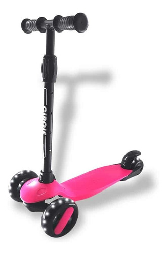 Scooter Monopatín Con Luces Para Niños / Niñas Rosa