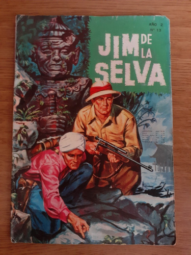 Cómic Jim De La Selva Año 1 Número 13 Editorial Lord Cochrane 1966