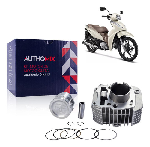 Kit Motor Cilindro Authomix Km01294 Honda Biz 125 2006 - 200