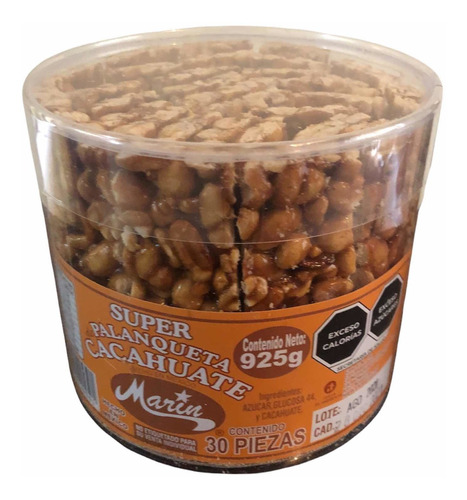 Super Palanqueta Cacahuate 30 Pzas 