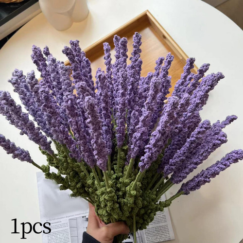 Tallo De Lavanda Artificial Diy Ramo De Boda Trenzado