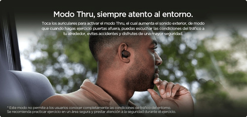 Auricular Amazfit Powerbuds Bluetooth Deportivo R/cardiaco