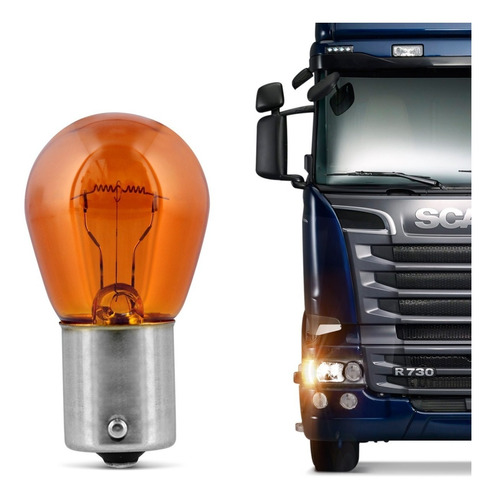 Lâmpada Halógena Osram Truckstar Pro Py21 3200k 21w 24v